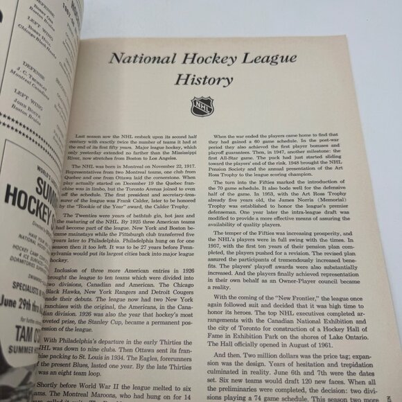 NHL Stanley Cup Vintage Program Signed By Garry Jarrett Oakland Golden Seals - Picture 4 of 8